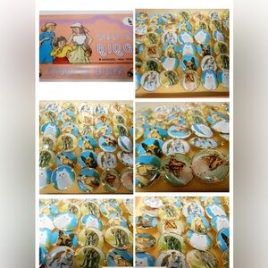 VINTAGE Animal RINGS WITH DISPLAY New 72pc lot#1013a Vintage Fashion Rings Box